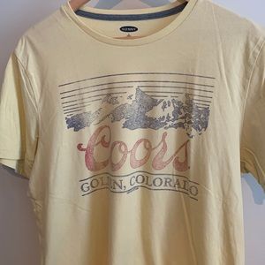 Coors beer graphic tee